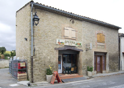 Façade épicerie Saint-Papoul