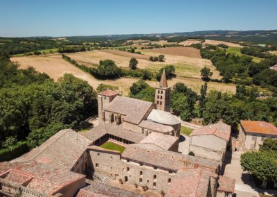 Vue Abbaye Saint-Papoul