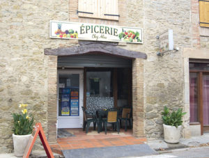 Façade épicerie Saint-Papoul