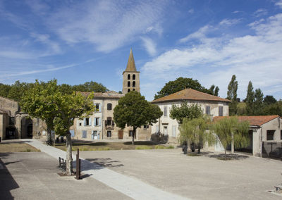 Vue place du Pati Saint-Papoul